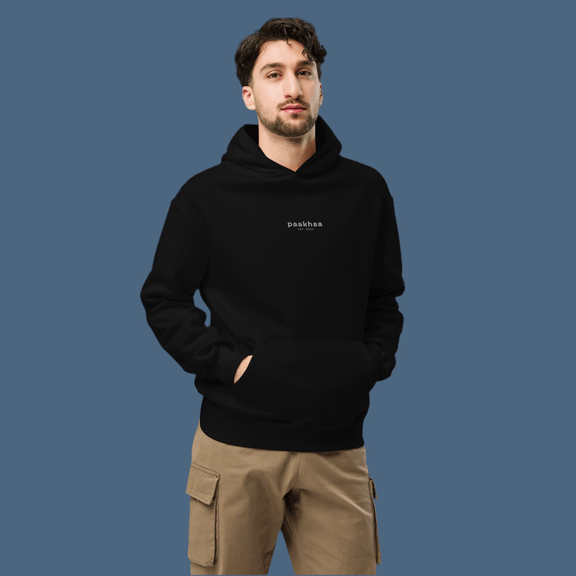 Need Chai Indian Design Unisex Oversized Hoodie | Perfect for Chai & Tea Fans | Trendy & Comfortable Streetwear - Paakhaa