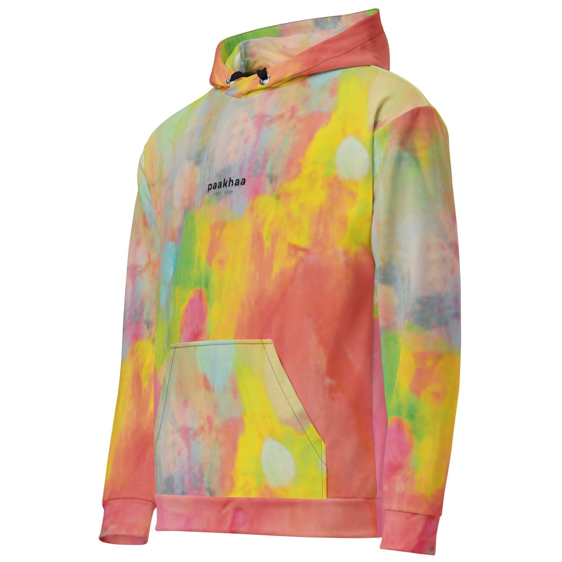 Color burst AOP Unisex Hoodie - Paakhaa