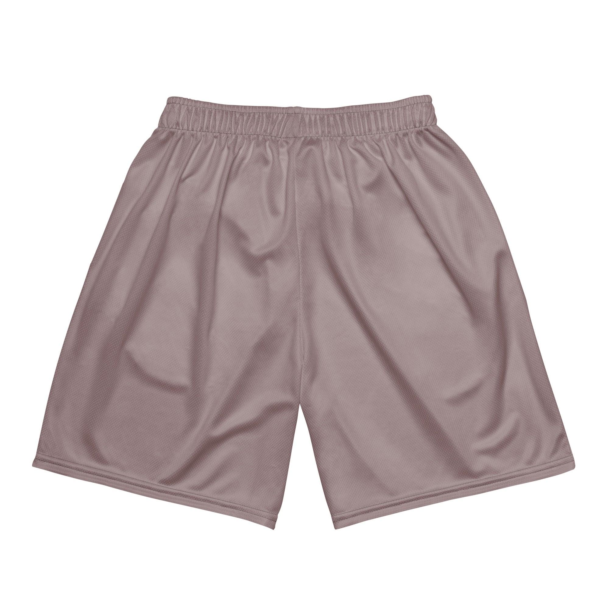 Mauve Unisex mesh shorts Co-ord - Paakhaa