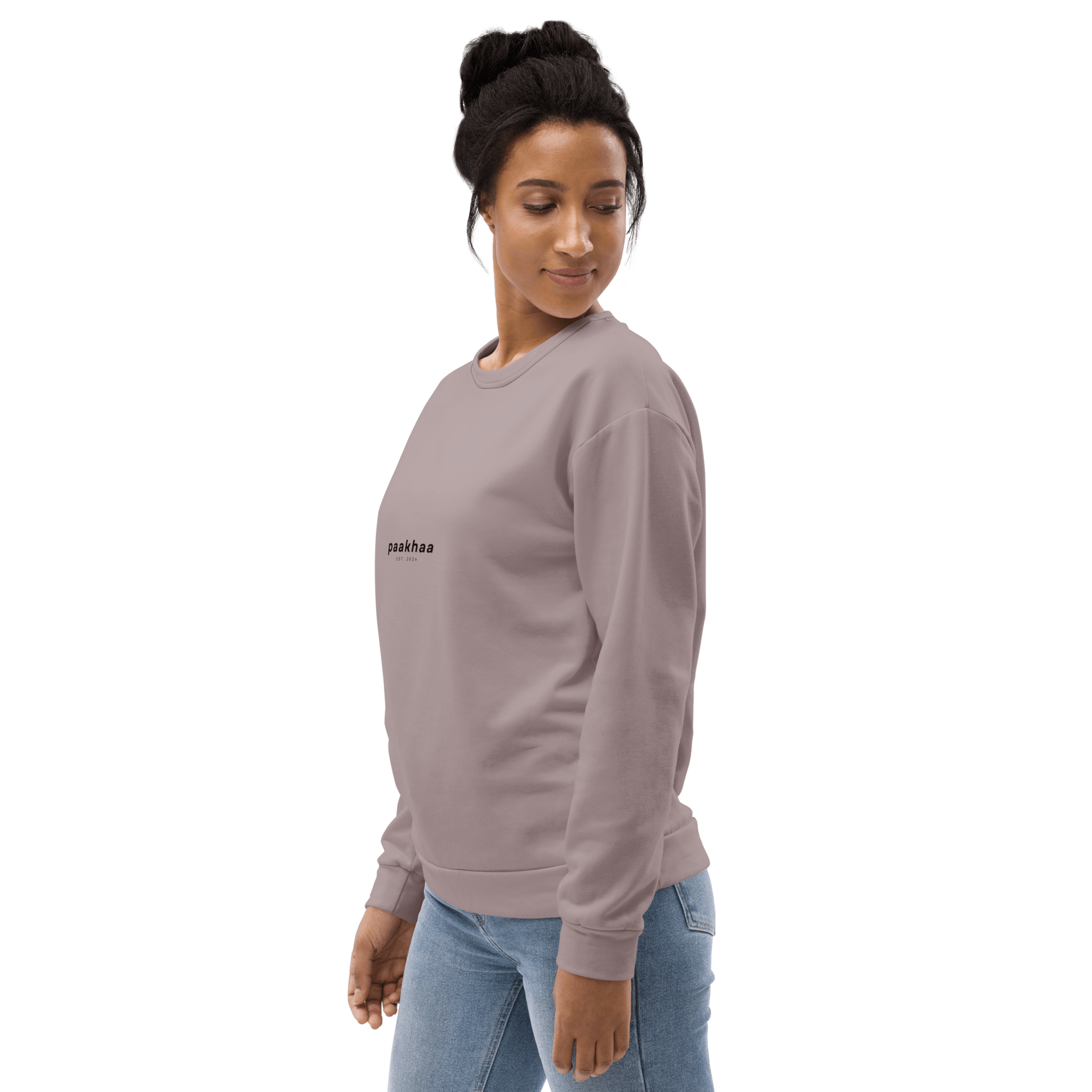 Mauve Unisex Sweatshirt Co-ords - Paakhaa