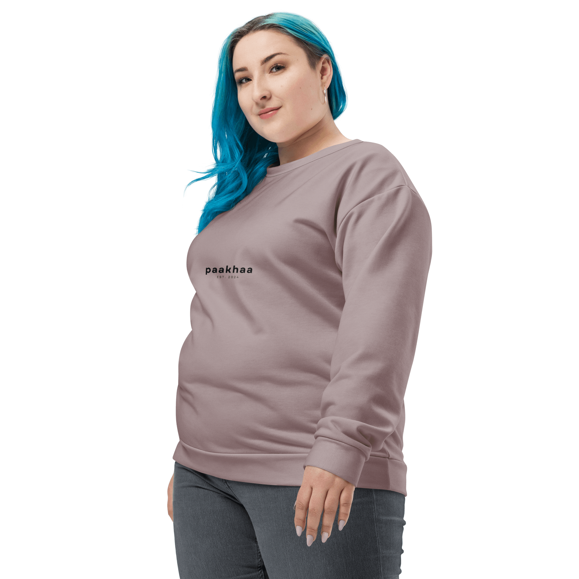 Mauve Unisex Sweatshirt Co-ords - Paakhaa