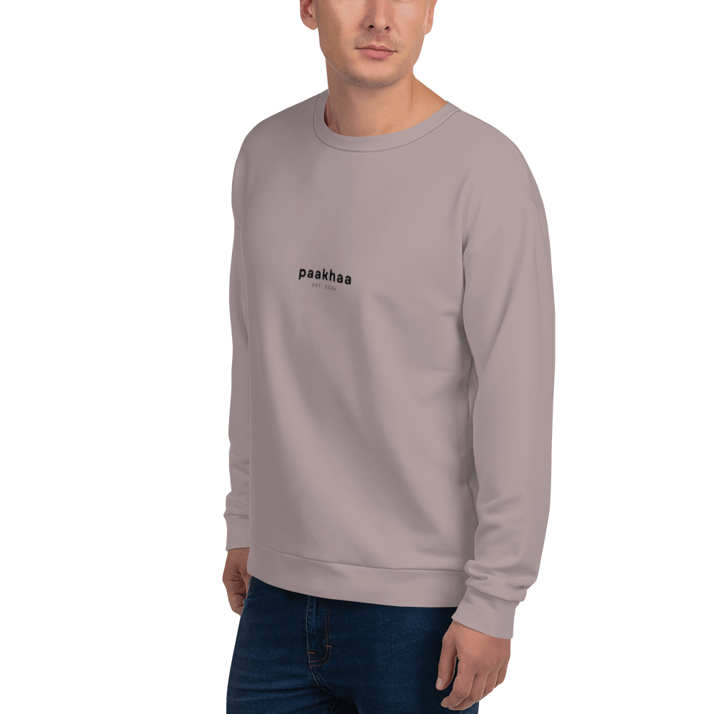 Mauve Unisex Sweatshirt Co-ords - Paakhaa