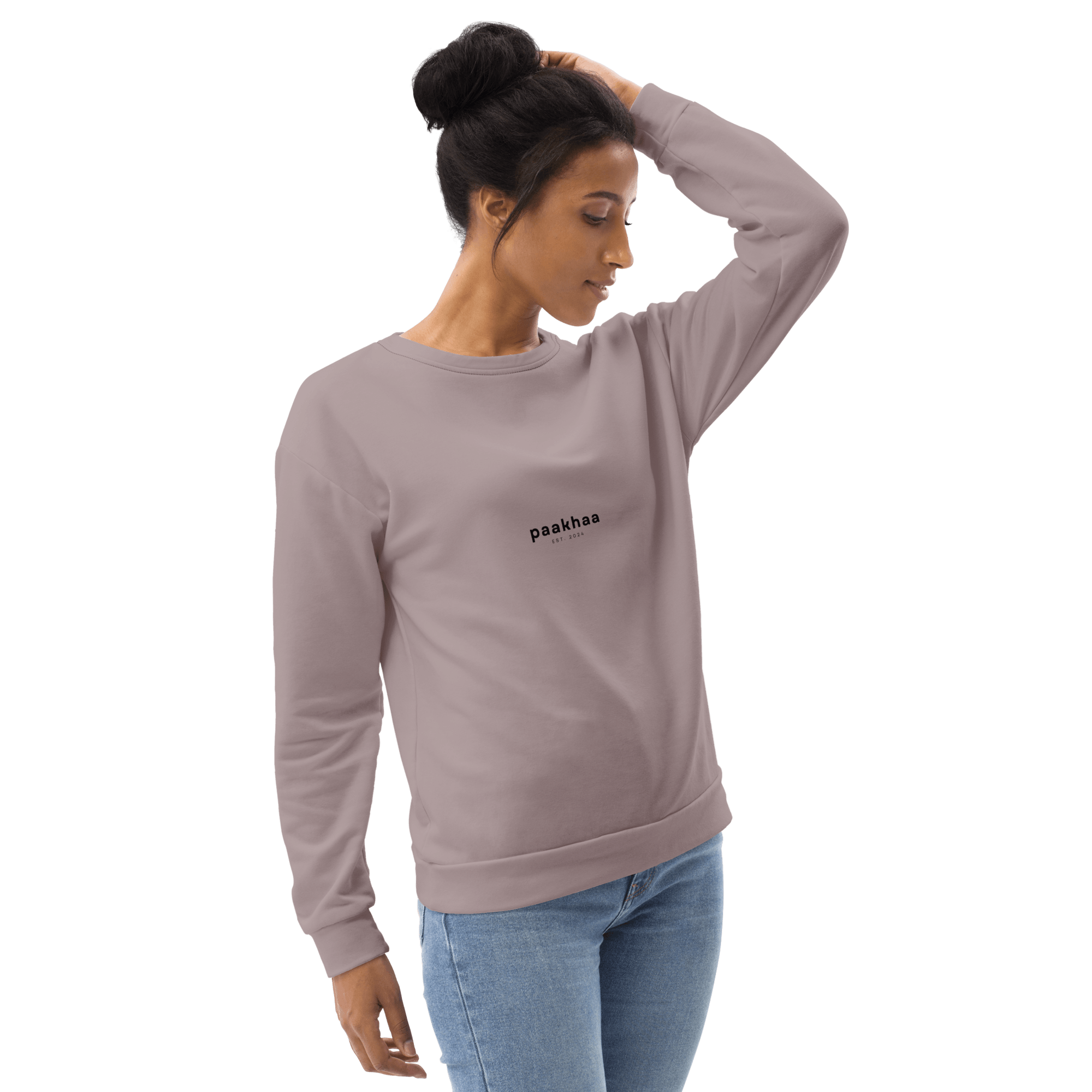 Mauve Unisex Sweatshirt Co-ords - Paakhaa