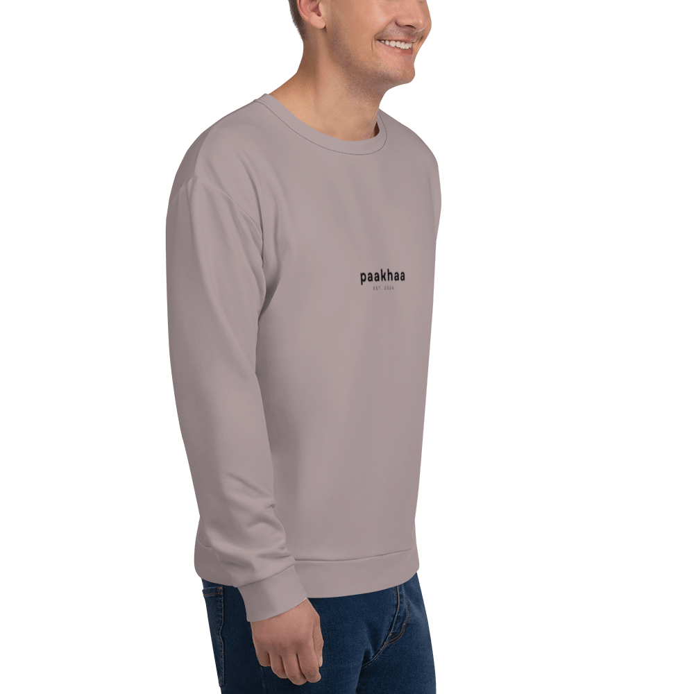 Mauve Unisex Sweatshirt Co-ords - Paakhaa