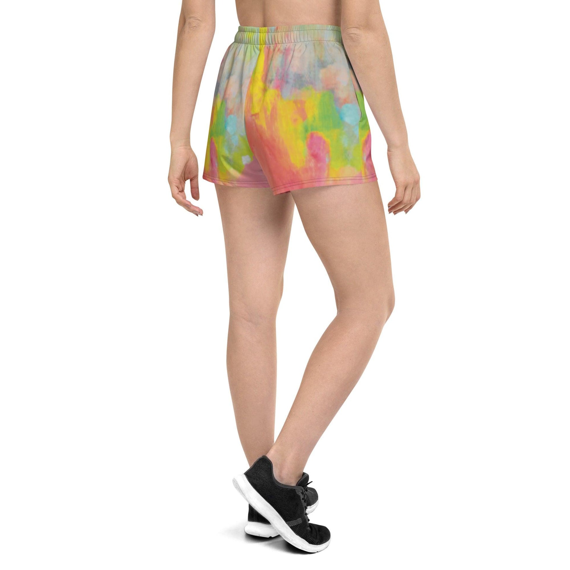 Color Burst Unisex Athletic Shorts - Paakhaa