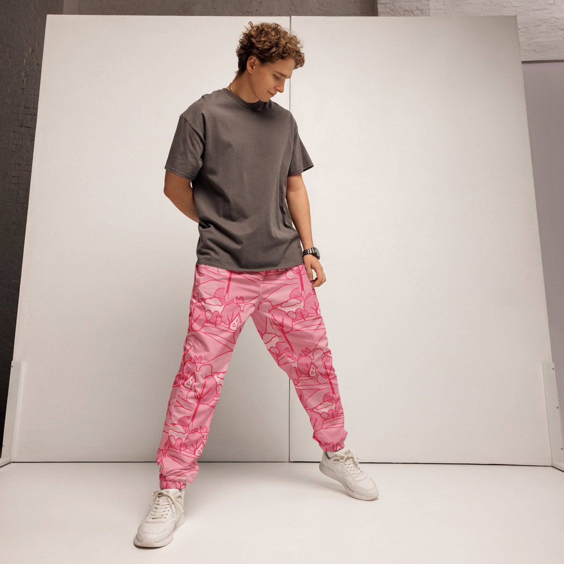 Pink Autumn Unisex track pants - Paakhaa