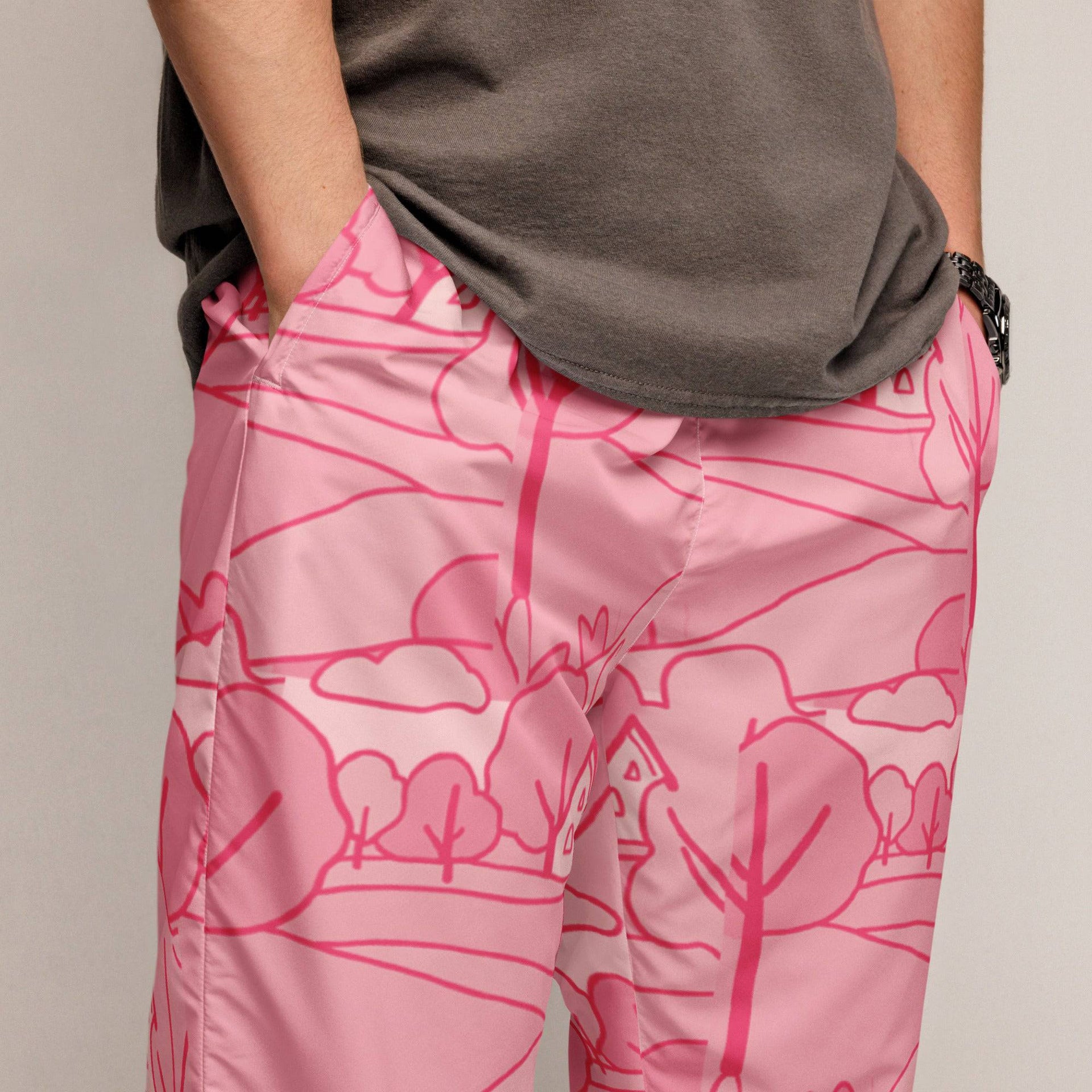 Pink Autumn Unisex track pants - Paakhaa