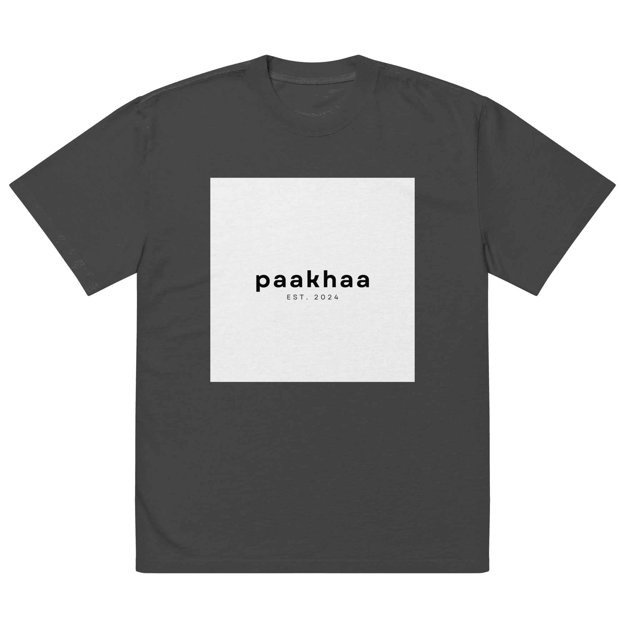 Oversized faded t-shirt - Paakhaa