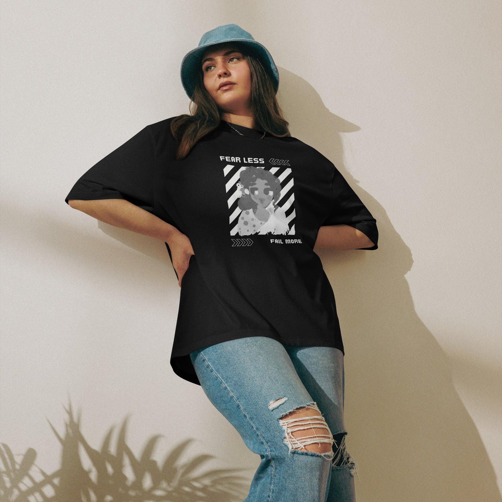 No Fear Oversized Unisex heavyweight t-shirt - Paakhaa