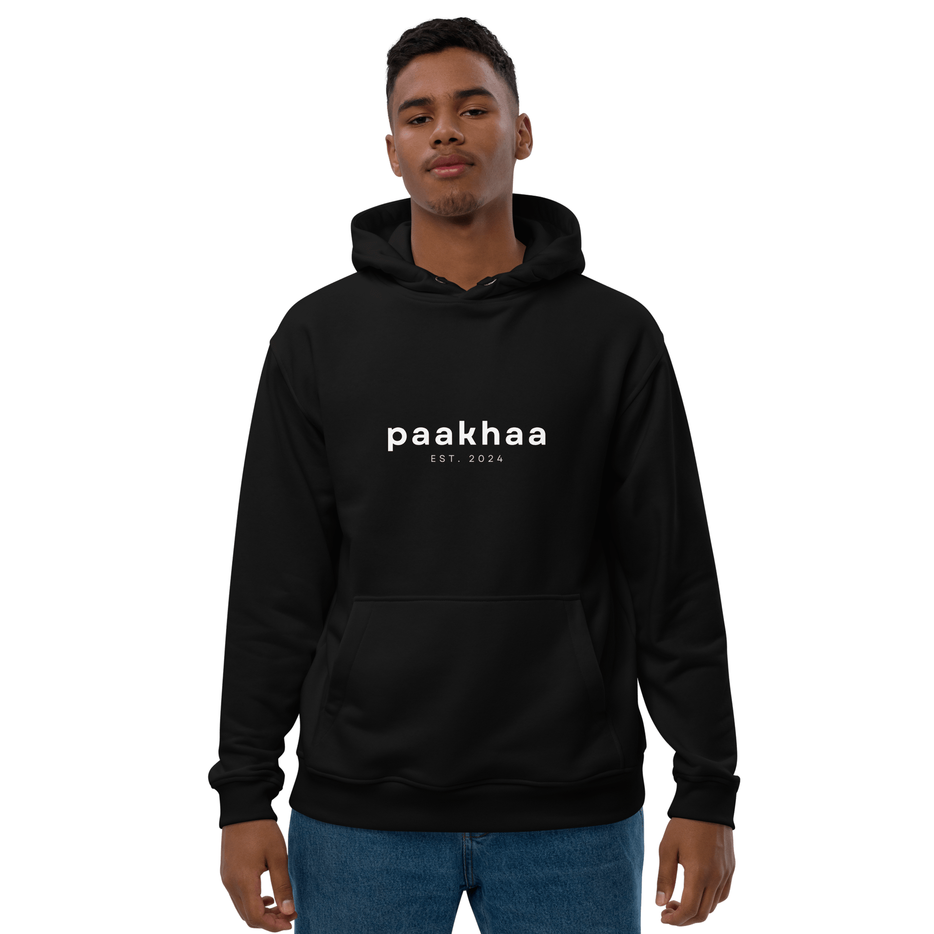 Unisex Premium eco hoodie - black - Paakhaa