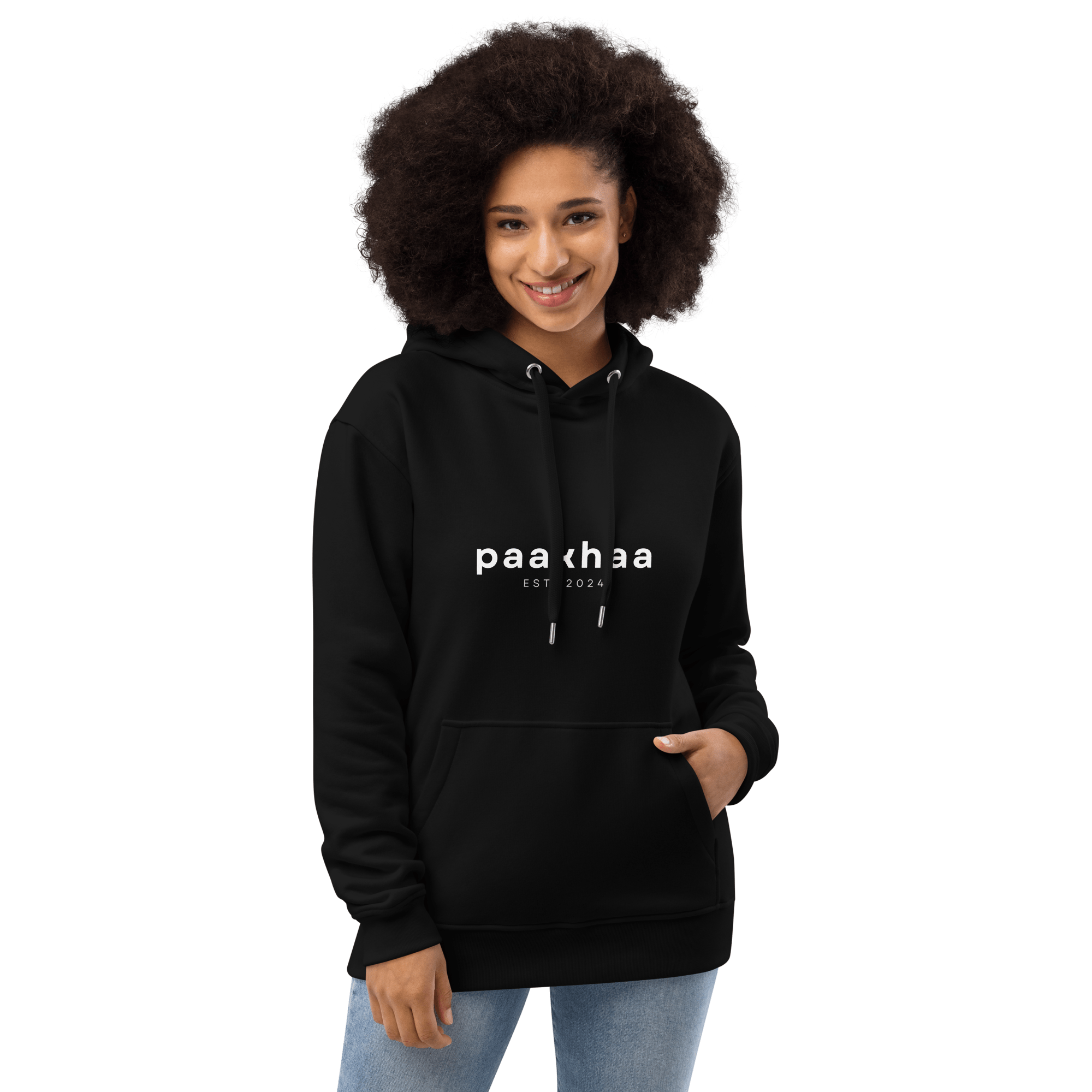 Unisex Premium eco hoodie - black - Paakhaa