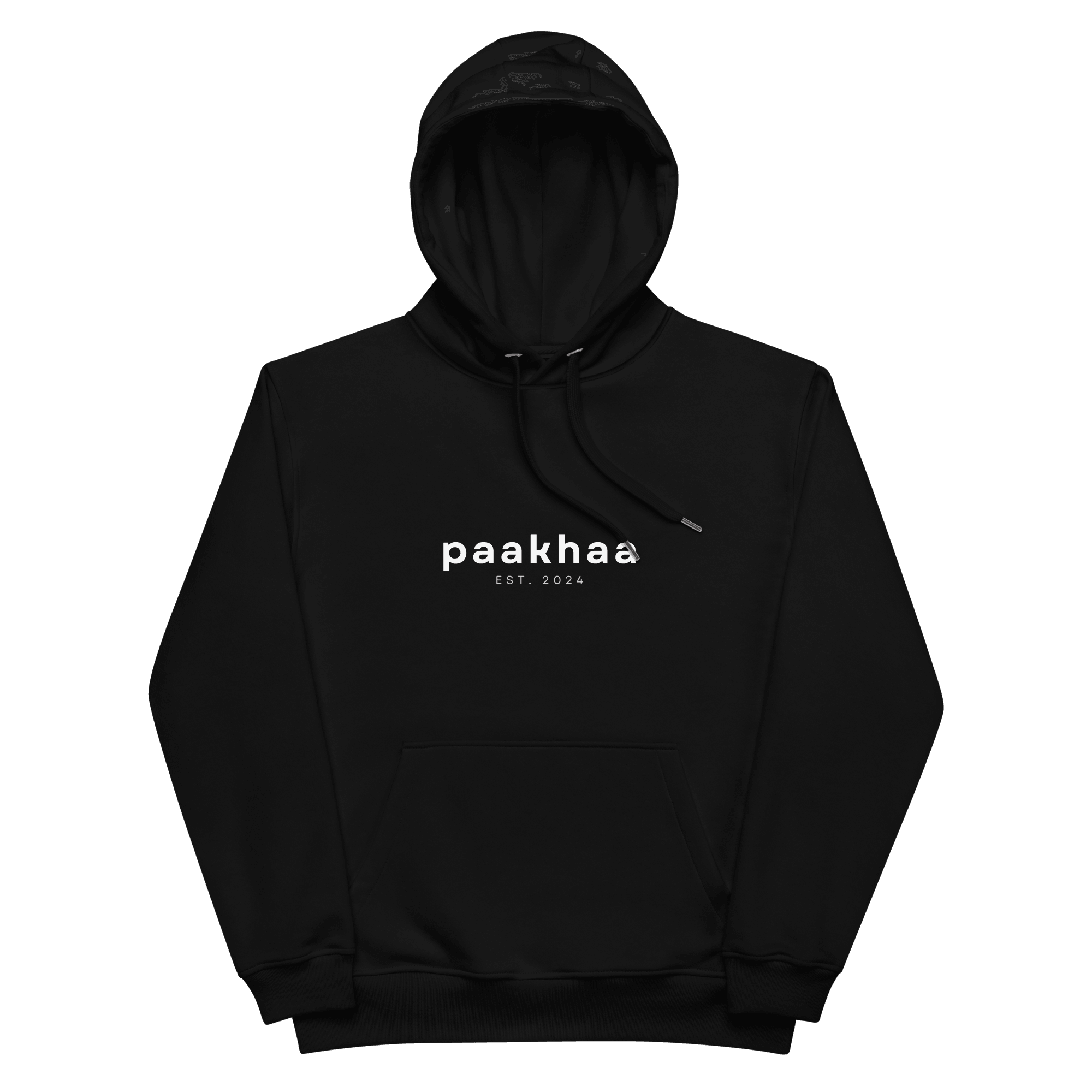 Unisex Premium eco hoodie - black - Paakhaa