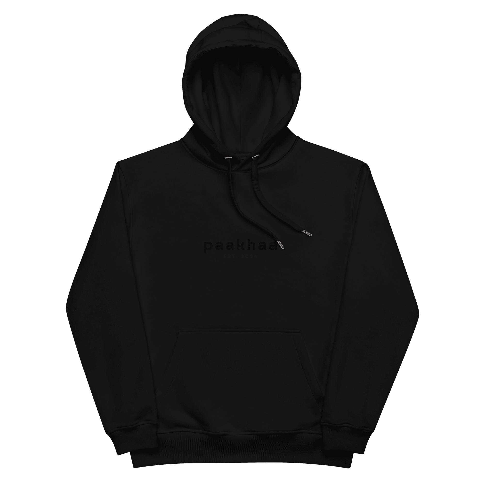 Black Premium eco hoodie - Paakhaa