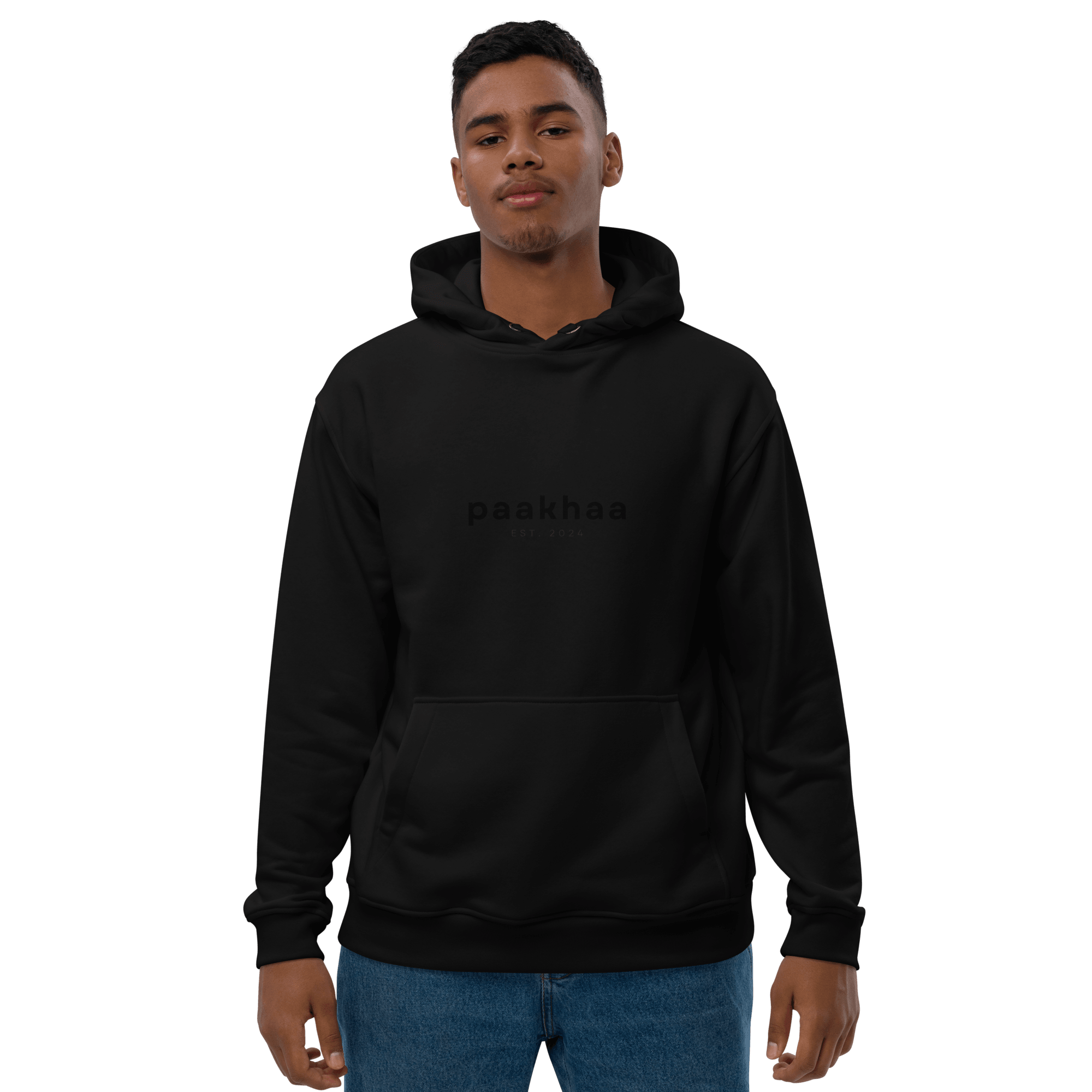 Black Premium eco hoodie - Paakhaa