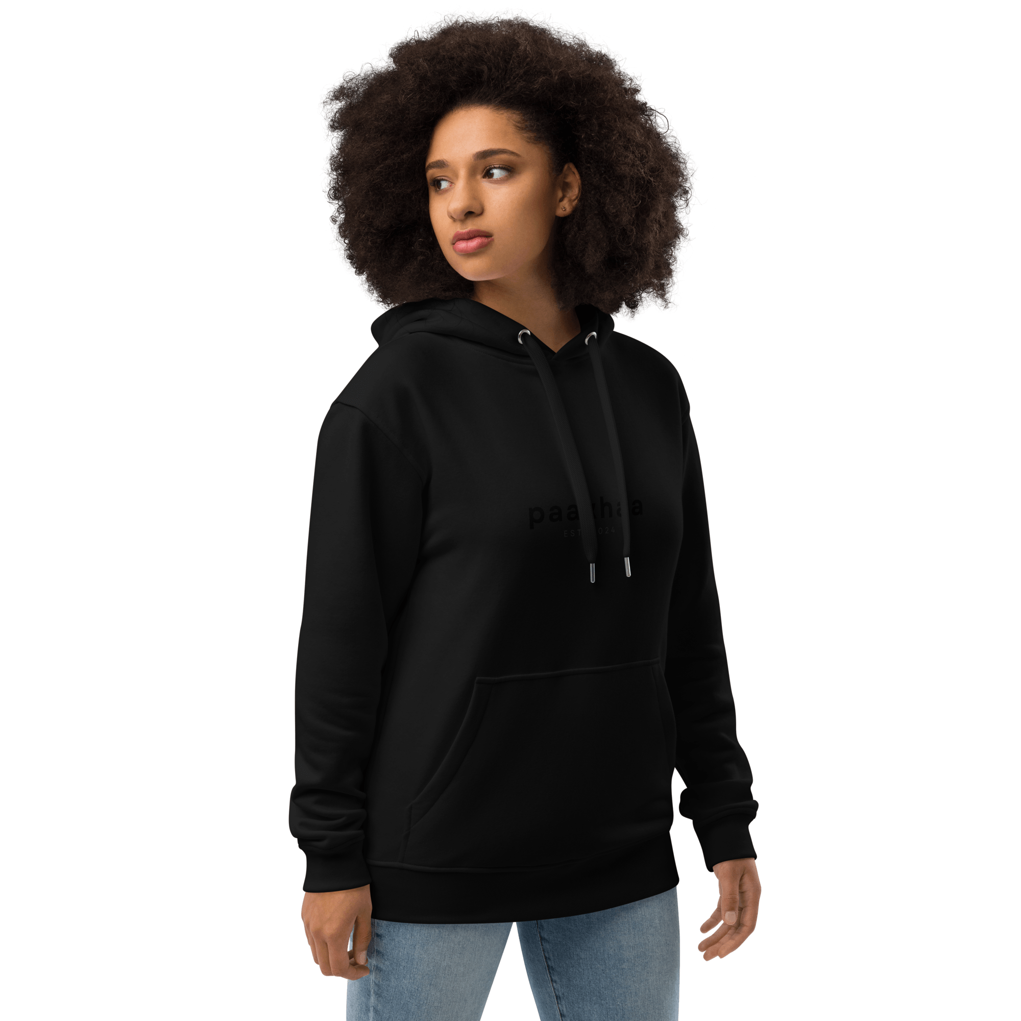 Black Premium eco hoodie - Paakhaa