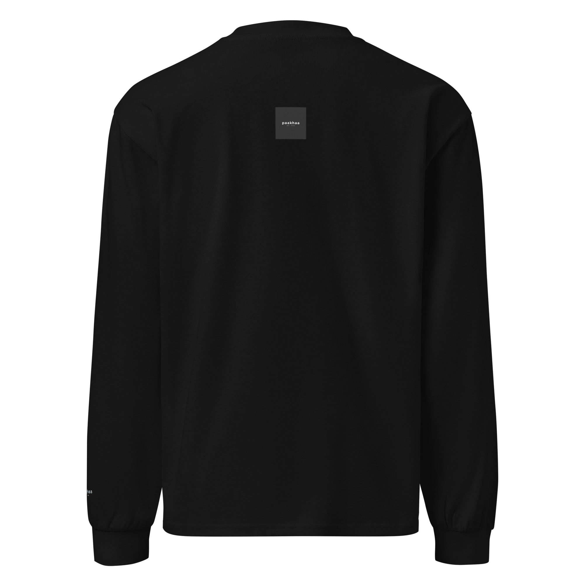 Epic tales Premium heavyweight long sleeve shirt- Black - Paakhaa