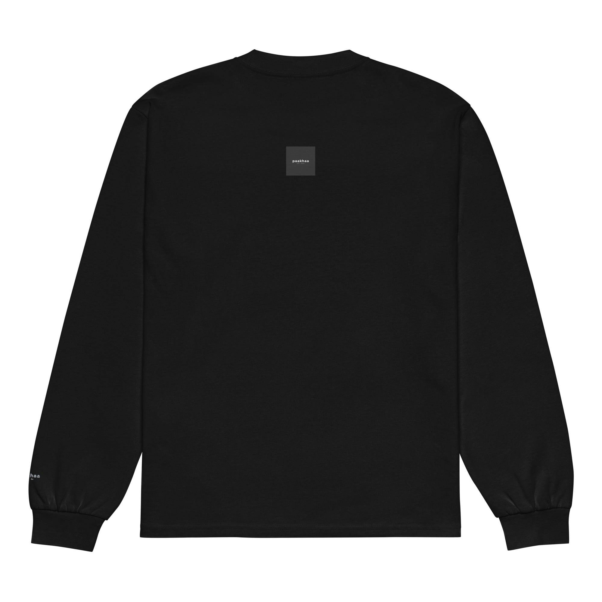 Epic tales Premium heavyweight long sleeve shirt- Black - Paakhaa